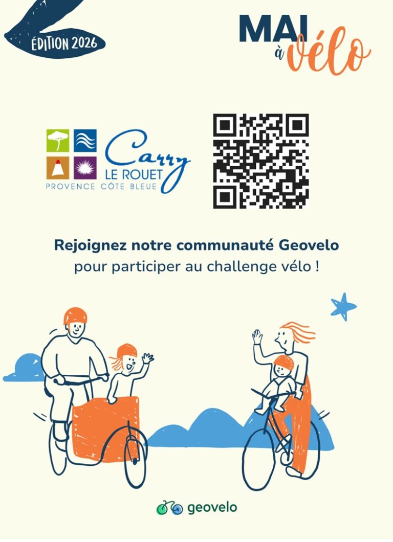 Affiche challenge géovélo carry